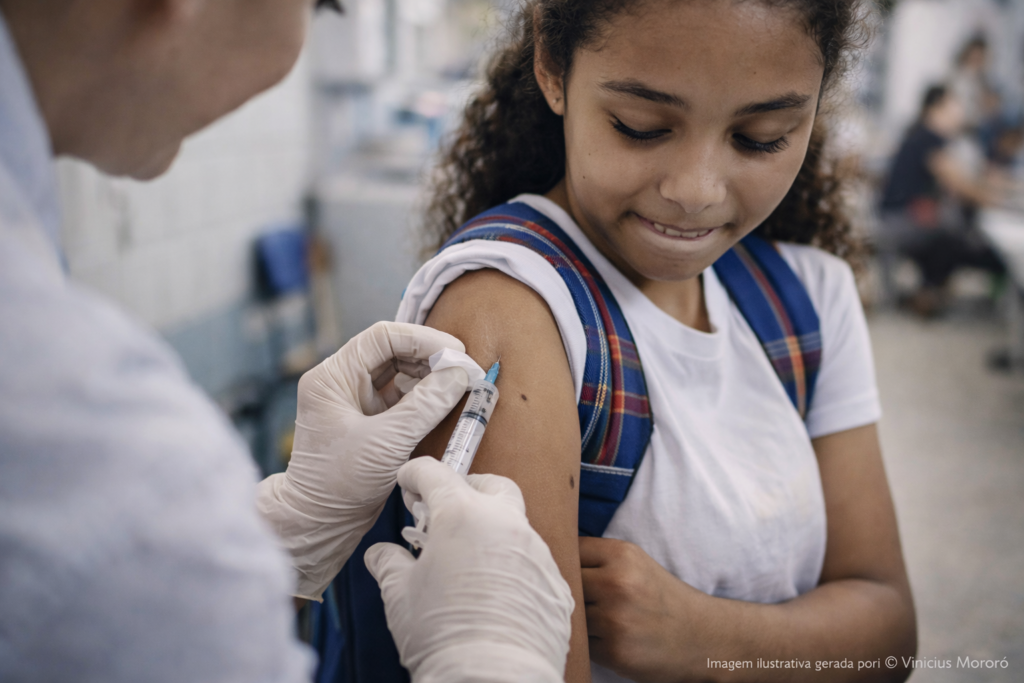 Pesquisa aponta baixa cobertura vacinal contra HPV entre adolescentes no Brasil