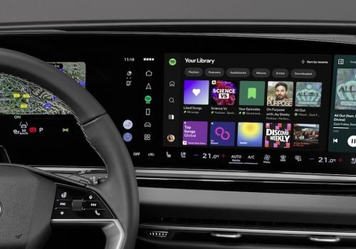 O Spotify anunciou seu primeiro aplicativo nativo para veículos. Foto:  Audi/Divulgação