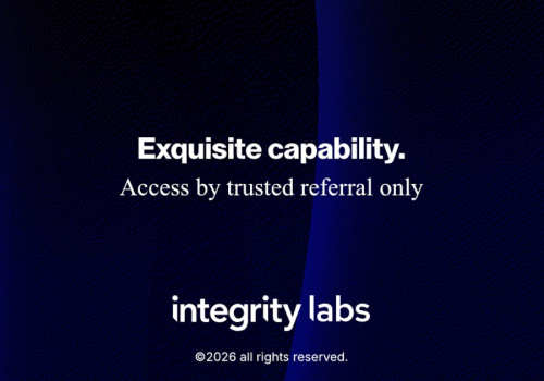 O site da Integrity Labs (o Candiru renomeado), uma das empresas de spyware mercenária que trabalha com a Discover-Tech. Foto:  Reprodução/Citzen Lab