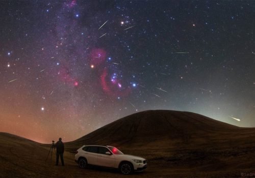 chuva de meteoros orionidas