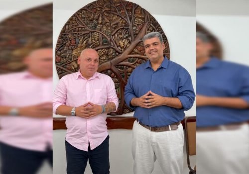 Guto Jones, Secretário Municipal de Turismo de Porto Seguro e Richard Alves, diretor executivo da Lab Turismo Consultoria