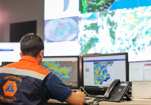 Foram oito alertas por SMS e 14 pelo sistema Cell Broadcast. Foto: Governo de SP