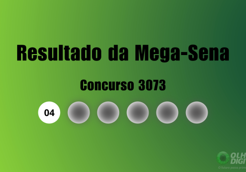 Veja na matéria os números sorteados do concurso 3073 da Mega-Sena - Imagem: Olhar Digital
