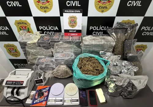 Polícia de SP apreende cerca de 120 kg de drogas e prende dois suspeitos ligados ao crime organizado