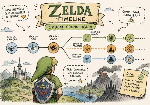 Timeline Zelda 2026 - Gamer das Antigas
